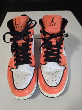 Nike Air Jordan 1 High Orange/White Sneakers